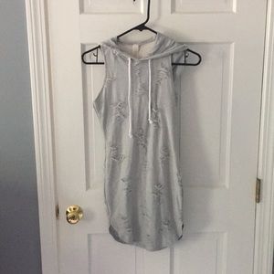 Beach cover up, casual dress with hood